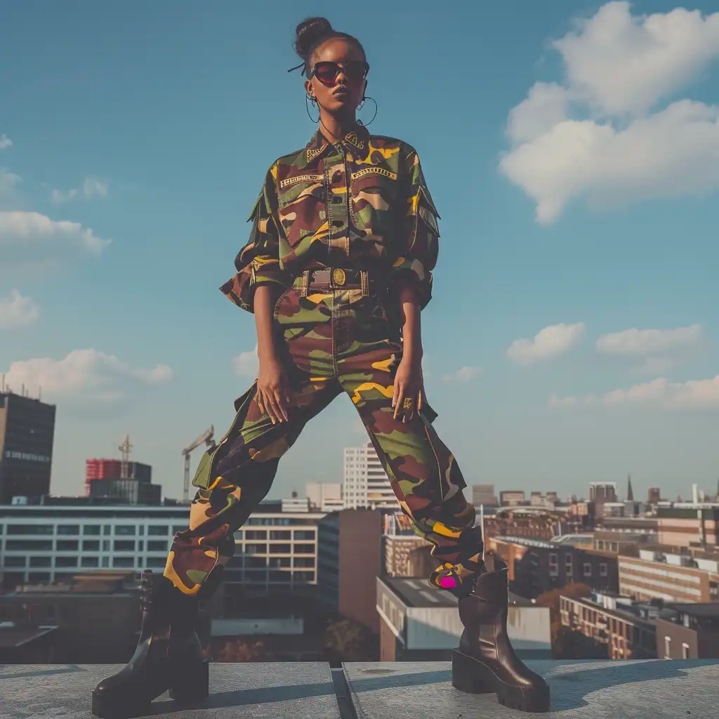 Maak Een Statement Met Een Militaire Look